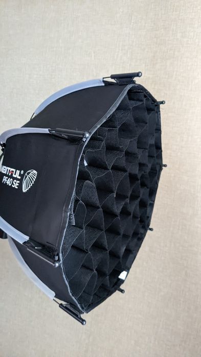 Лишився 1 ‼️Софтбокс AMBITFUL 30см/40см з сотами| Кріплення для спалах