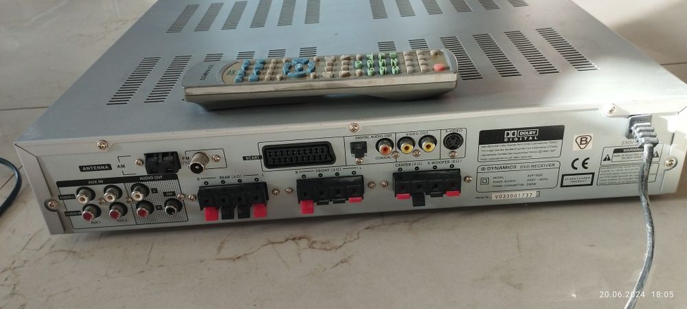 Dynamics AVP1500 wzmacniacz/amplituner z DVD