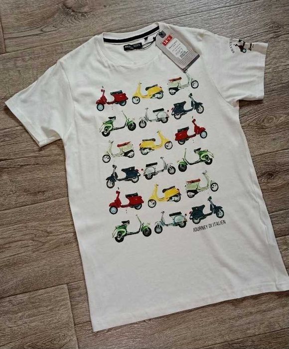 Футболка Vespa итальянский скутер