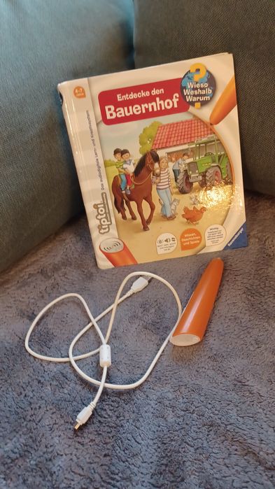 Ravensburger tiptoi zestaw startowy bauernhof - na wsi pióro i książka