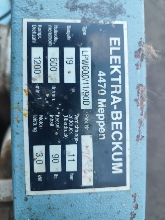 Kompresor sprężarka tłokowa