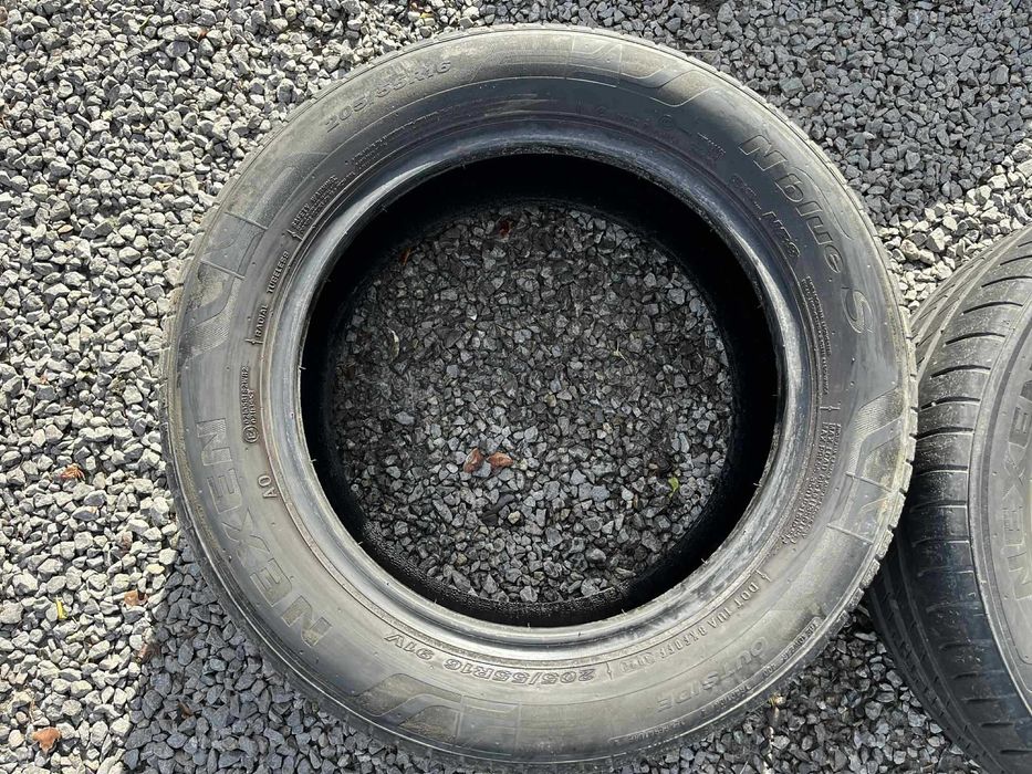 Opony 205/55R16 Nexen N'Blue S Lato 2sztuki 5,13mm bieżnika