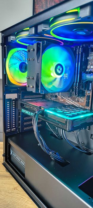 Komputer Gamingowy: RTX 3060Ti /Ryzen 5 5500/SSD M.2/AM4/WIN11 PRO
