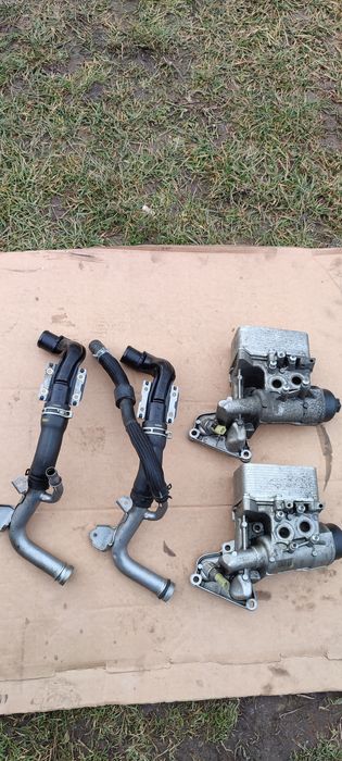 Теплообмінник корпус масляного фільтра Рено мастер 3 Опель Мовано 2.3