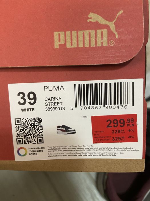 Sneakersy damskie Puma 39 r