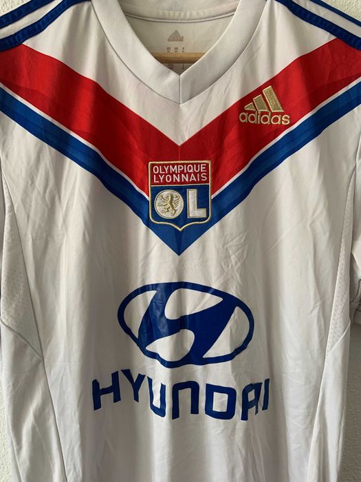 Olympique Lyon 2013/2014 Home Football Shirt Adidas Jersey Size M