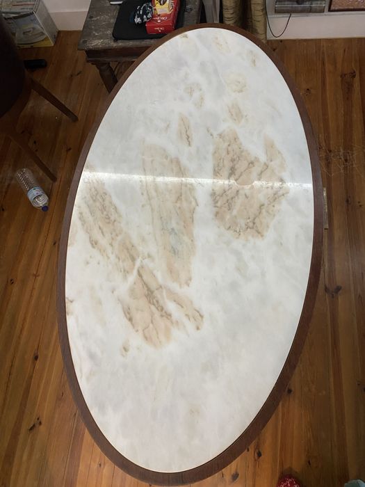 Mesa oval estilo vintage