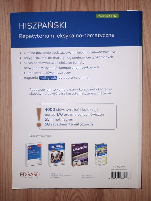 Repetytorium leksykalno-tematyczne Hiszpański