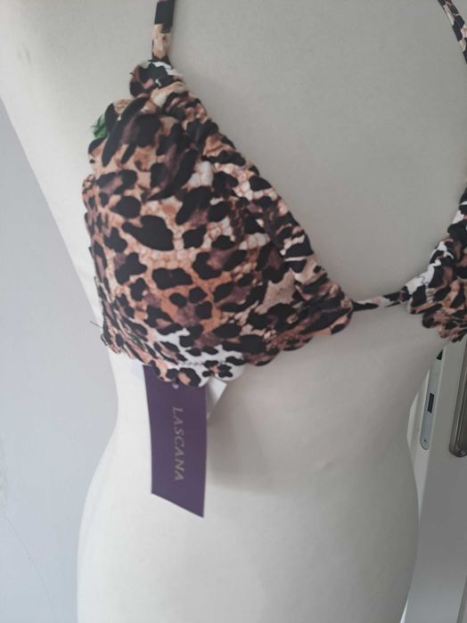 Góra od bikini w cętki