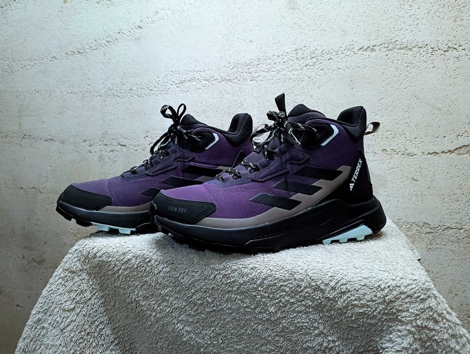 ADIDAS TERREX ANYLANDER MID RAIN.RDY r.40 fioletowe stan idealny