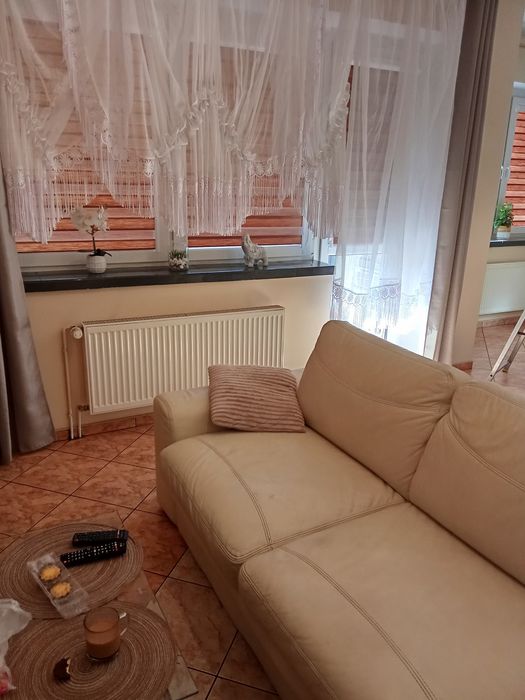Używane firany z falbanami