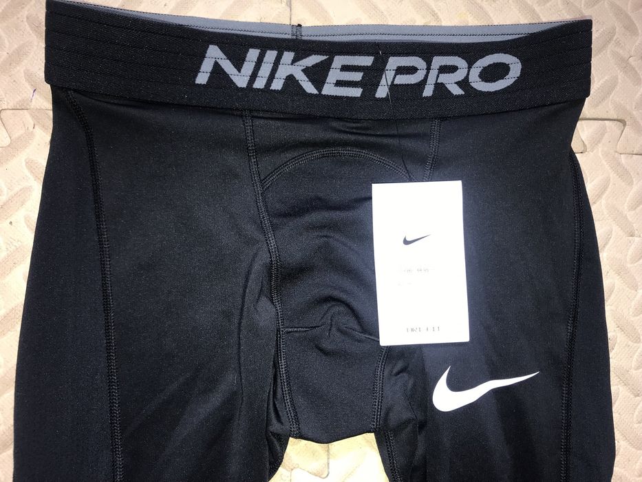 Чоловічі тренувальні легінси тайси компресійні Nike Pro,розмір S
