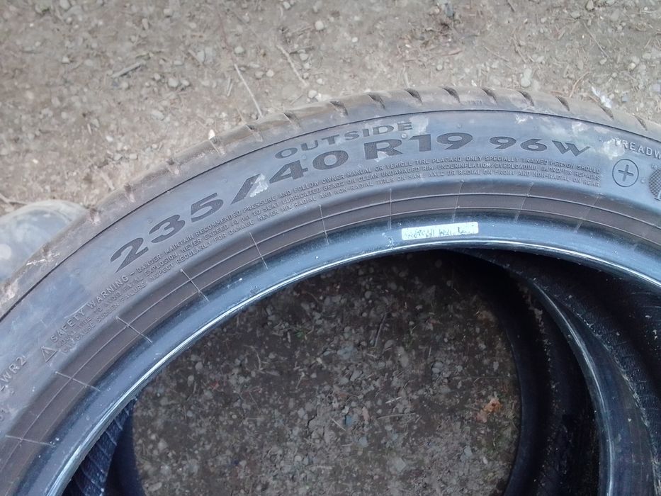 2 Opony letnie 235/40r19 PIRELLI 2024r