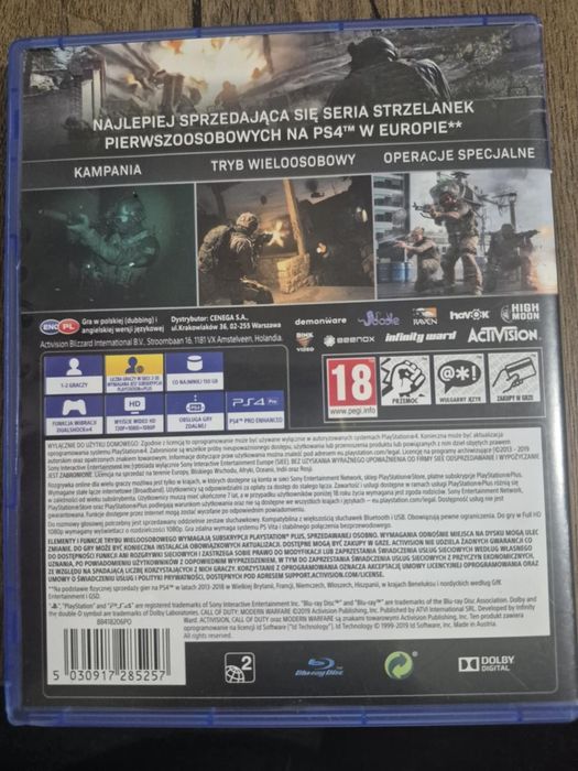 Gra call od duty modern warfare ps4 ps5