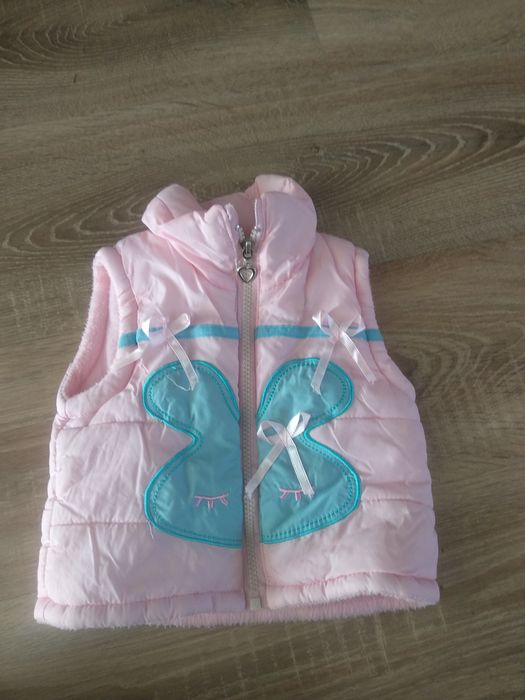 Bezrękawnik dla dziewczynki 74