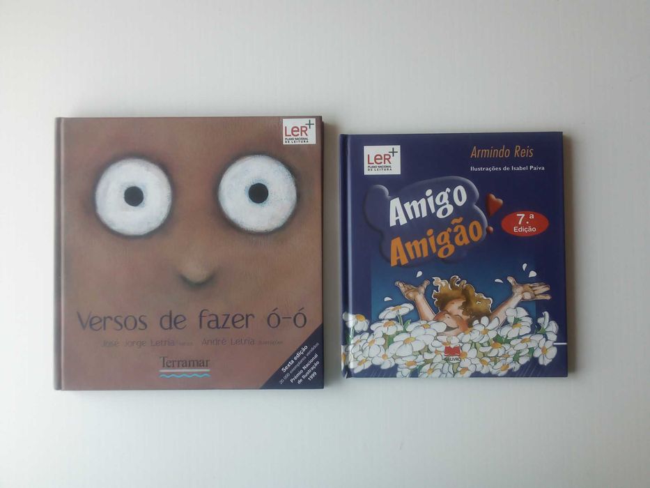 Livros "Versos de fazer ó-ó" e "Amigo Amigão", Plano Nac. de Leitura