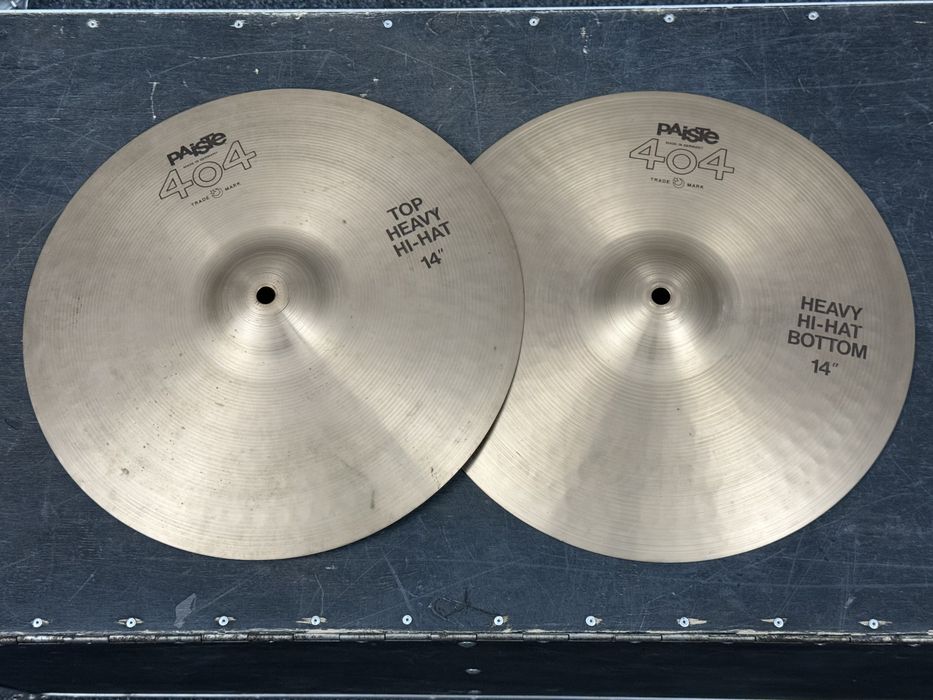 ++ PAISTE 404 Heavy Hi-Hat 14 - Talerze do perkusji ++
