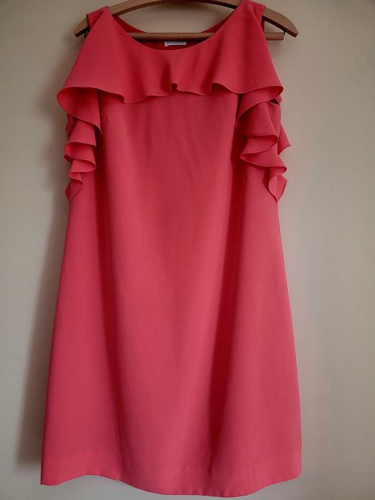 Koralowa sukienka 40/42