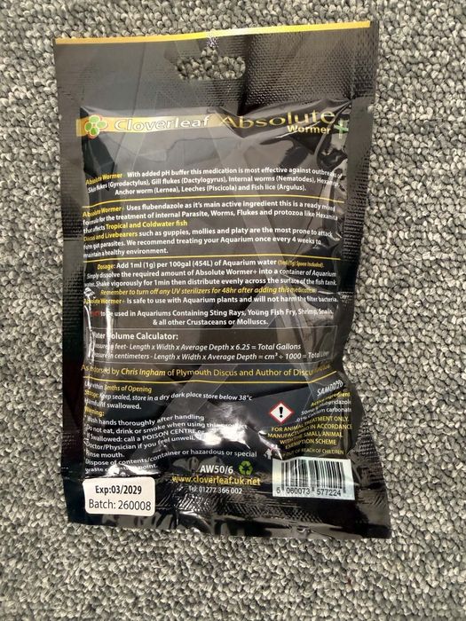 Cloverleaf absolute wormer plus 50g