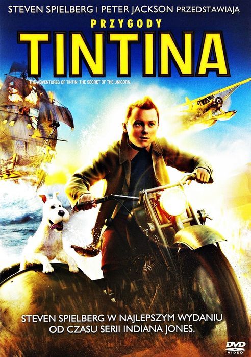 Film Przygody Tintina Płyta Dvd