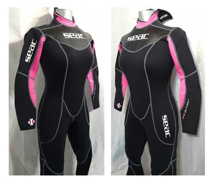 Traje De Neopreno Seac Sense Long Lady – 3 Mm Súper Elástico, Para Snorkel, Buceo Y Deportes Acuáticos, Talla XS A XXL