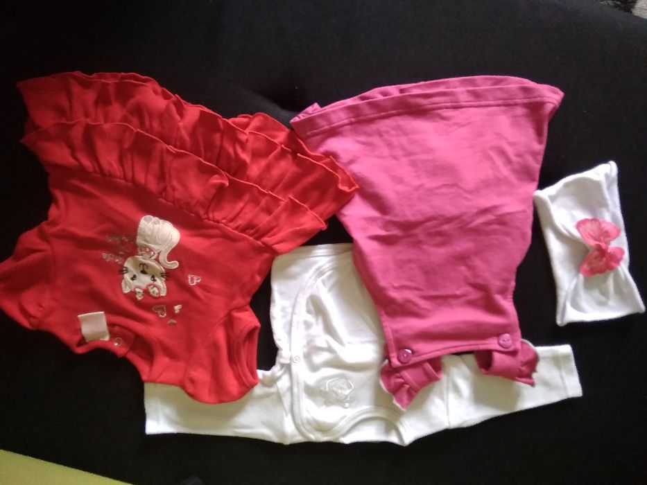 Zestaw ubranek 56-68 dziewczynka