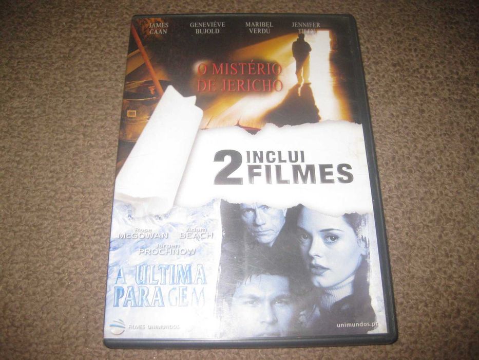 DVD com 2 Filmes/"O Mistério de Jericho" e "A Última Paragem"