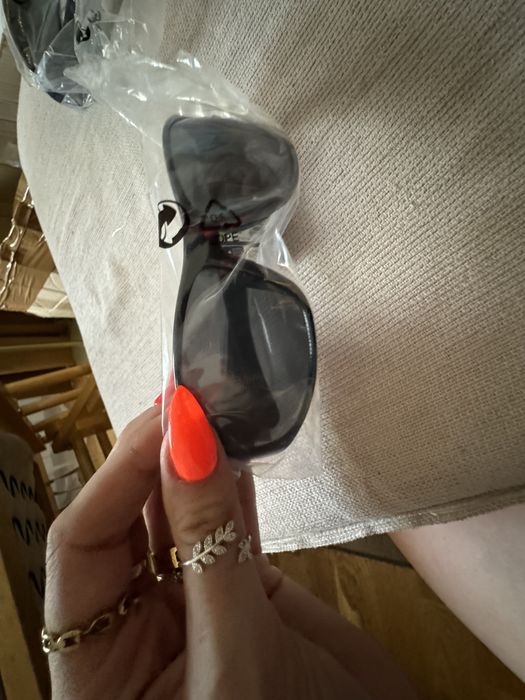 Okulary czarne nowe