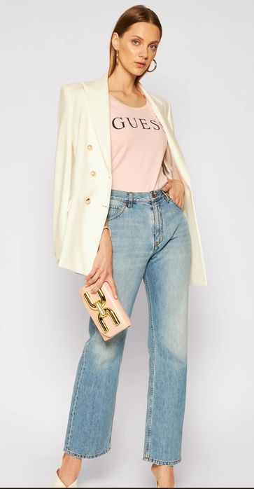 Bluzeczka, bluzka, krótki rękaw, Guess, S (36), M (38)