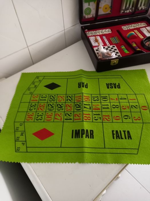 Kit de jogos de mesa.