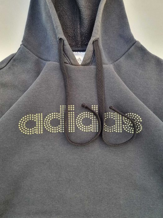 Czarna bluza z kapturem męska adidas Rozmiar M