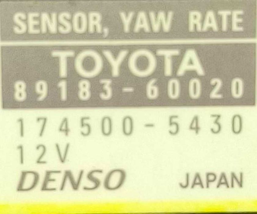 Módulo Sensor Estabilidade 89183-60020 - LEXUS IS II