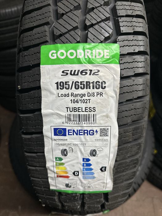 NOWE opony zimowe 195/65R16C Goodride SW612 dostawcze WYSYŁKA