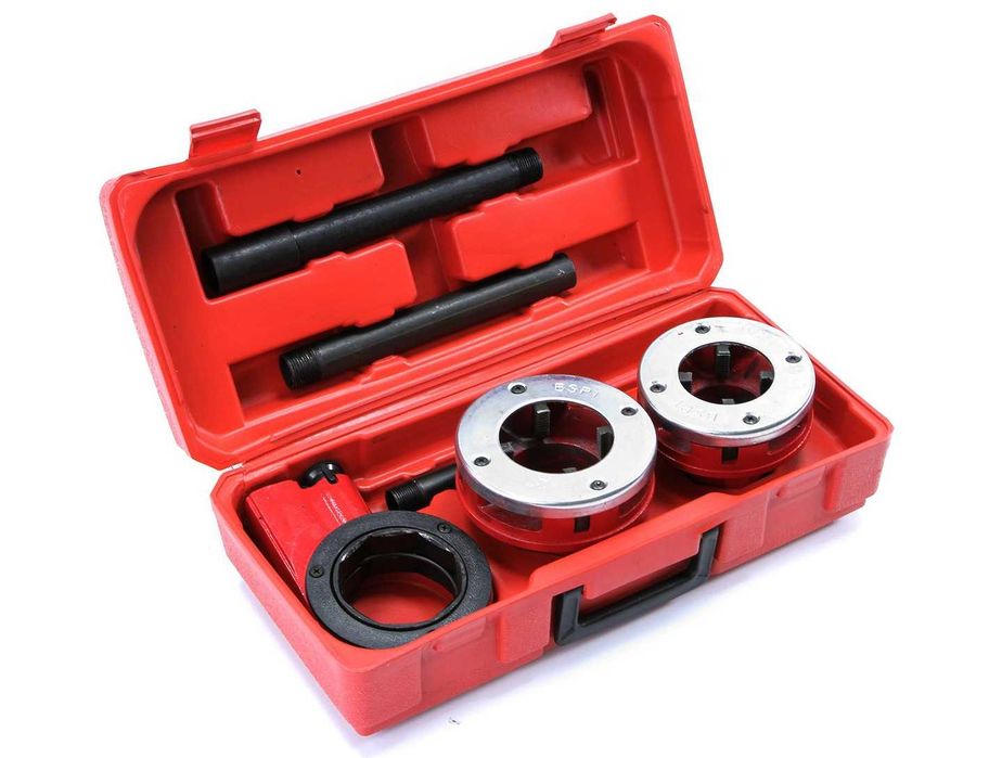 Gwintownica hydrauliczna do rur zestaw narzynek ręczna 2el 2" 1,5"