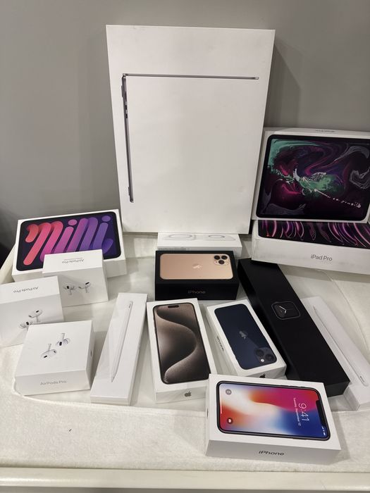 Caixas originais da Apple