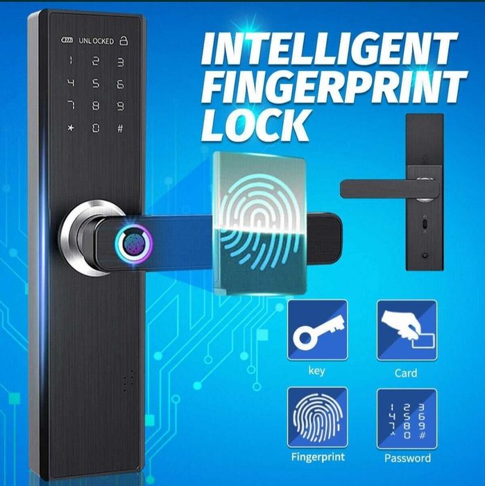 Fechadura Inteligente Impressão Digital*APP K8