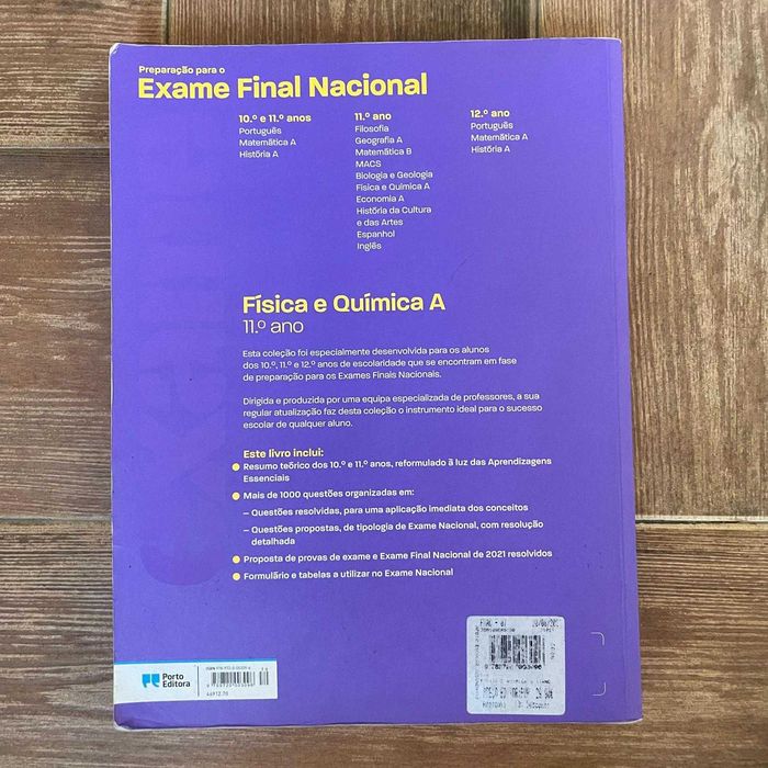 Preparação para Exame Física e Química A 2022