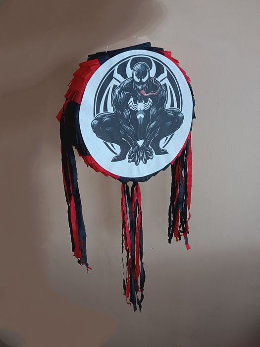 Zestaw piniata Spiderman kij+imię