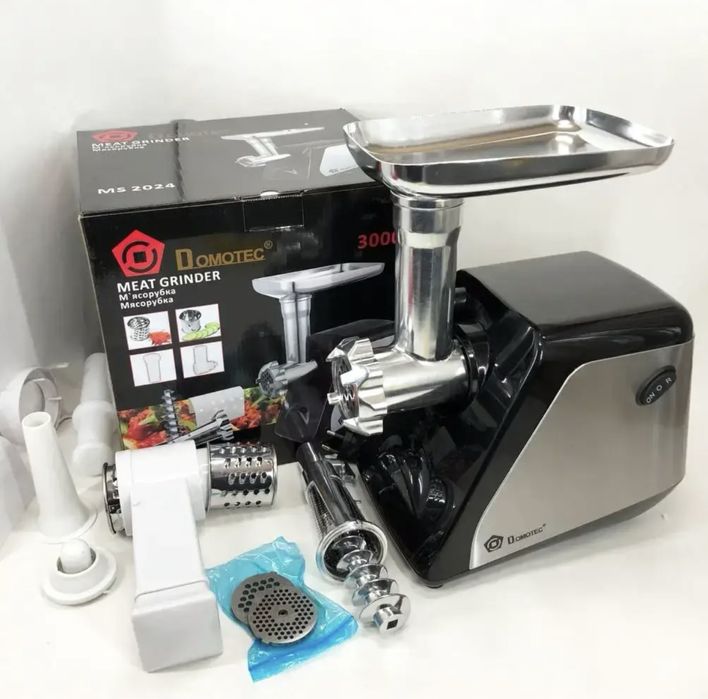Мясорубка + соковыжималка Domotec MS-2024 терка шинковка овощерезка