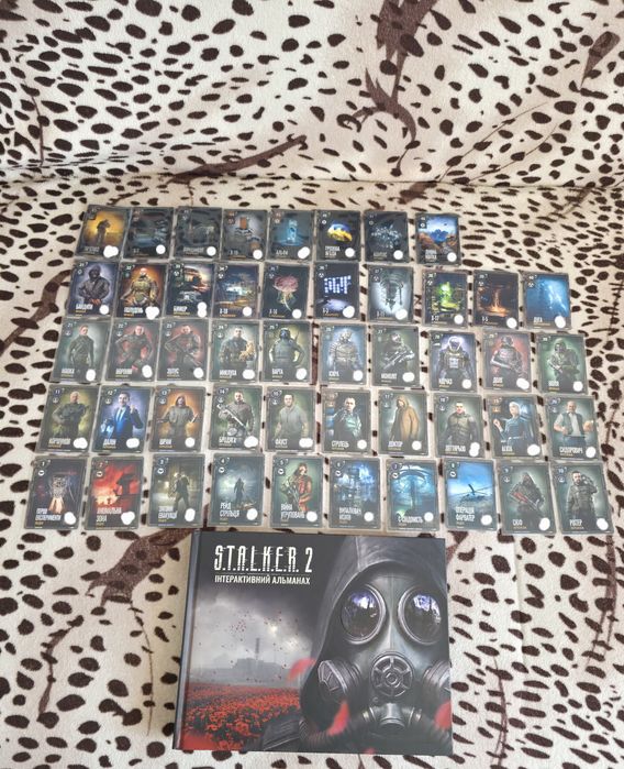 Інтерактивний Альманах S.T.A.L.K.E.R. 2 Разом з  колекцією карток 48/48
Разом з повною колекцією карток 48/48 Ідеальний стан + В Подарунок 37 повторок