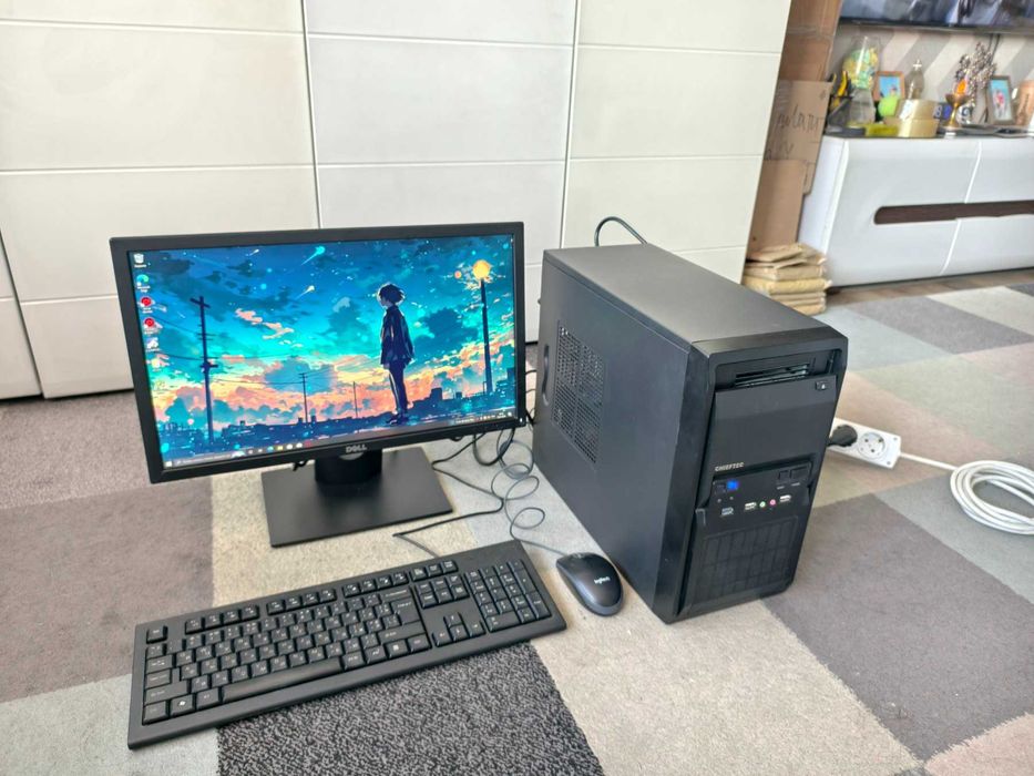 ПК Ryzen 5 2600 8 gb ddr4 SSD/HDD GTX 1060gb 6gb + Мон 22 Dell