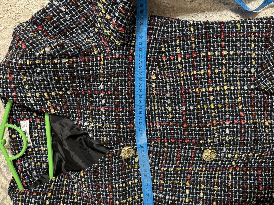 Твідовий жакет блейзер подовжений під zara