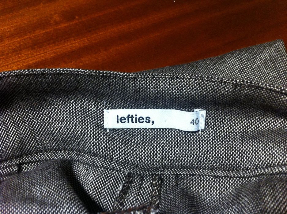 Calças skinny castanhas da Lefties (Tam. 40) - como NOVAS!
