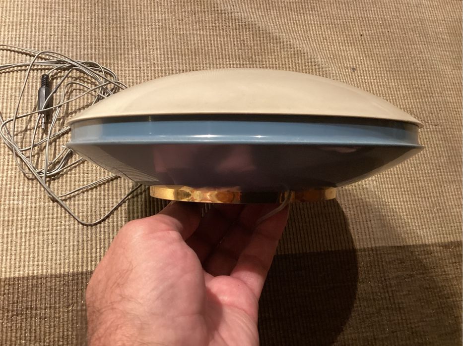 Coluna de som Disco voador UFO National Spt-510 de 1961. Art Deco.