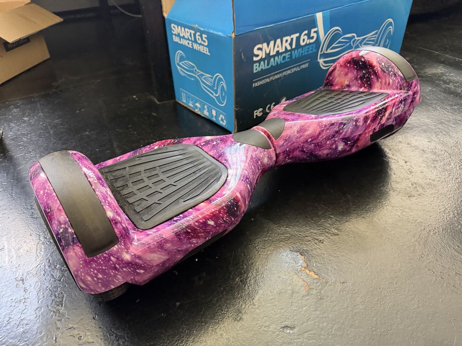 Гіроборд smart balance 6.5 колір pink galaxy