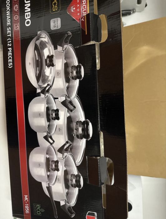 Conjunto de Tachos 12 peças (com tampas)MH