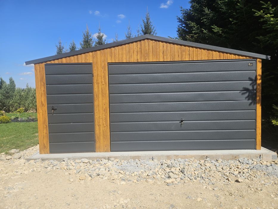 5x5 MAŁ Garaże Blaszane Garaż Blaszany Blaszak Blaszaki  Obróbki