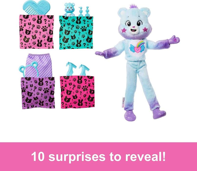 Barbie Care Bears Series 2 Dream  барбі Нова хвиля Ведмедик Мрійник  JFV61