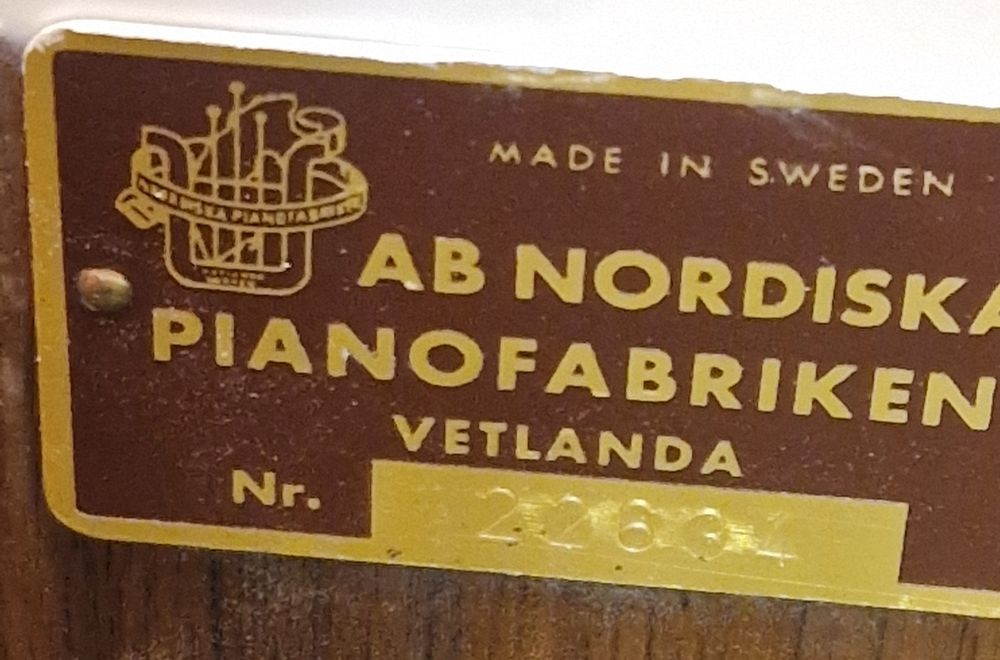 Pianino Nordiska