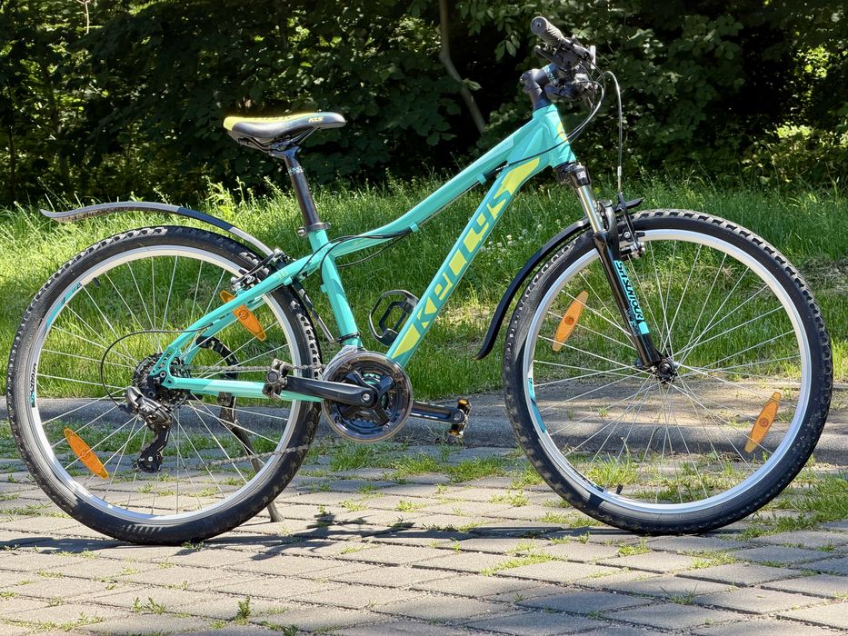 KELLYS Vanity 10 Aqua Green 2020r koła 26″ rama 375mm 15” dla osoby 150 do 165cm - stan bardzo dobry - rower górski MTB